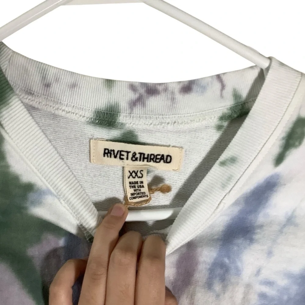 Rivet & Thread Tie-Dye Crew Sweatshirt Oversized